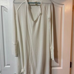 We the Free White Long Sleeve Dress/Top with matching Cami